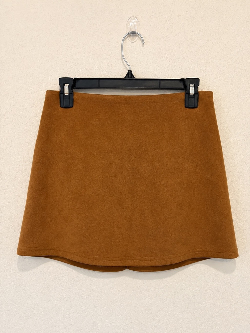 RNWY Faux Suede Mini Skort Brown Y2K Western Medium NWT